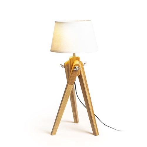 RENDL R13303 AMBITUS Bamboo Floor Lamp for E27 Socket, 15 W, 230V