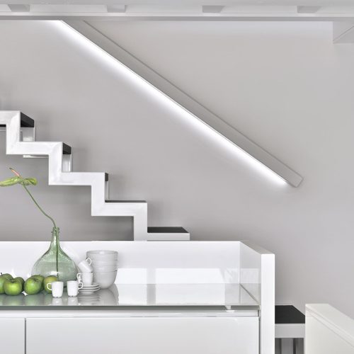 RENDL R13385 LED Aluminium Profile for Led Strip with Matt Diffuser