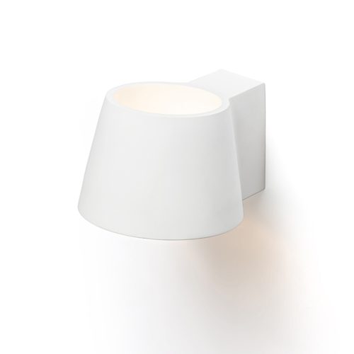 RENDL R13520 BENITA Wall Lamp for E14 Stove, Plaster, with repaintable surface, 7 W, 230V
