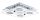 EGLO, 30931, CABO, ceiling lamp, GU10, 4X2.8W, IP20, white, transparent