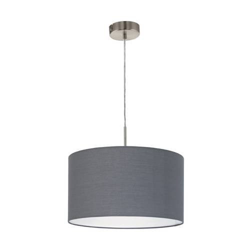 EGLO, 31573, PASTERI, pendant light, E27, 1X60W, IP20, gray