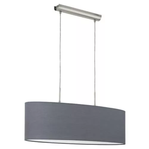 EGLO, 31582, PASTERI, pendant light, E27, 2X60W, IP20, gray