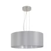 EGLO, 31606, MASERLO, pendant, E27, 3X60W, IP20, gray, silver