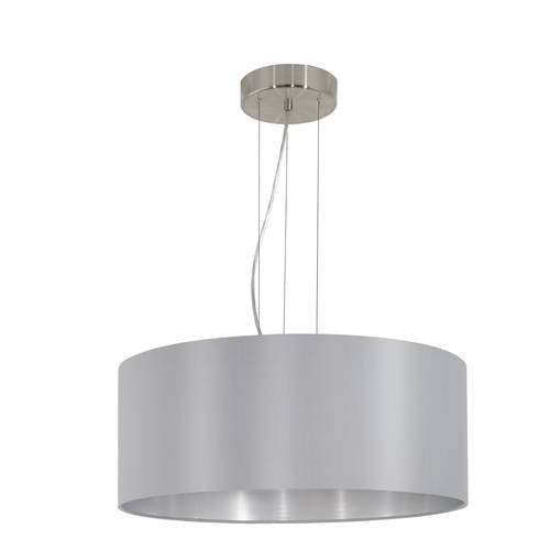 EGLO, 31606, MASERLO, pendant, E27, 3X60W, IP20, gray, silver