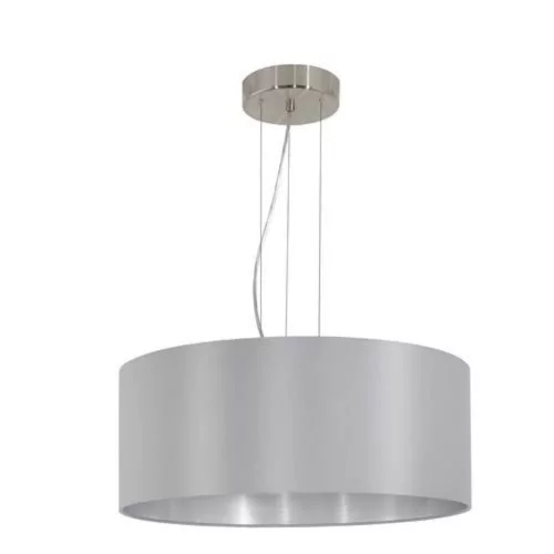 EGLO, 31606, MASERLO, pendant, E27, 3X60W, IP20, gray, silver
