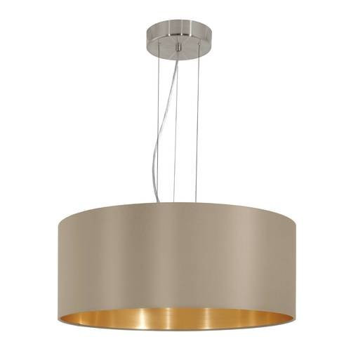 EGLO, 31607, MASERLO, pendant, E27, 3X60W, IP20, top color, gold