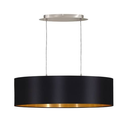 EGLO, 31611, MASERLO, pendant light, E27, 2X60W, IP20, black, gold