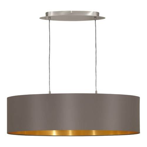 EGLO , 31614 , MASERLO , pendant , E27 , 2X60W , IP20 , cappuccino, gold
