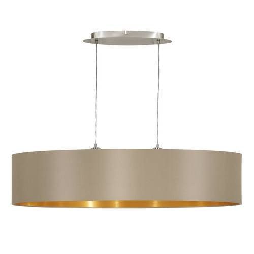 EGLO, 31618, MASERLO, pendant lamp, E27, 2X60W, IP20, top color, gold