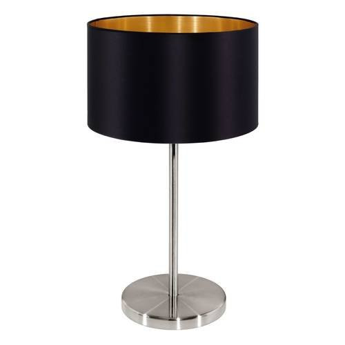 EGLO, 31627, MASERLO, table lamp, E27, 1X60W, IP20, black, gold