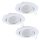 EGLO, 31683, TEDO, recessed lamp, GU10, 3X4.6W, IP20