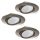 EGLO, 31689, TEDO, recessed lamp, GU10, 3X4.6W, IP20