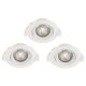 EGLO, 32896, SARTIANO, recessed lamp, 3000 K, LED, 3X4.6W, IP20