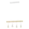 EGLO, 33164, TOWNSHEND, pendant, E27, 4X60W, IP20, brown
