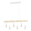 EGLO, 33165, TOWNSHEND, pendant, E27, 6X60W, IP20, brown