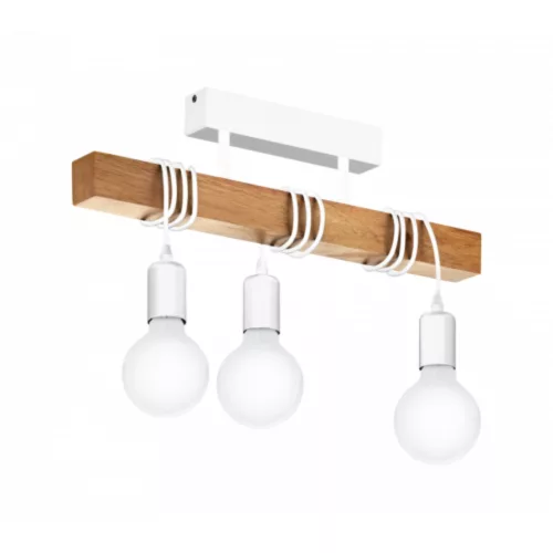 EGLO , 33166 , TOWNSHEND , ceiling lamp , E27 , 3X60W , IP20 , brown