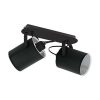 EGLO, 33646, VILLABATE, spot lamp, E27, 2X10W, IP20, black, white
