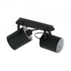EGLO, 33646, VILLABATE, spot lamp, E27, 2X10W, IP20, black, white