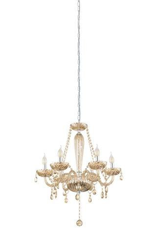 EGLO, 39092, BASILANO, pendant, E14, 6X40W, IP20, amber
