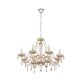 EGLO, 39093, BASILANO, pendant, E14, 8X40W, IP20, cognac