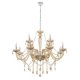 EGLO, 39094, BASILANO, pendant, E14, 12X40W, IP20, cognac