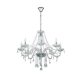 EGLO , 39101 , BASILANO 1 , pendant , E14 , 8X40W , IP20 , transparent