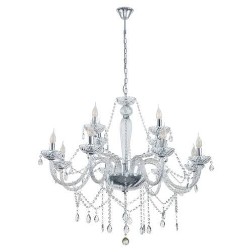 EGLO, 39102, BASILANO 1, pendant, E14, 12X40W, IP20, transparent