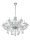 EGLO, 39103, BASILANO 1, pendant lamp, E14, 18X40W, IP20, transparent