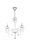 EGLO, 39112, CARPENTO, pendant, E14, 3X40W, IP20, white