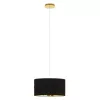 EGLO, 39224, DOLORITA, pendant, E27, 3X60W, IP20, black, gold