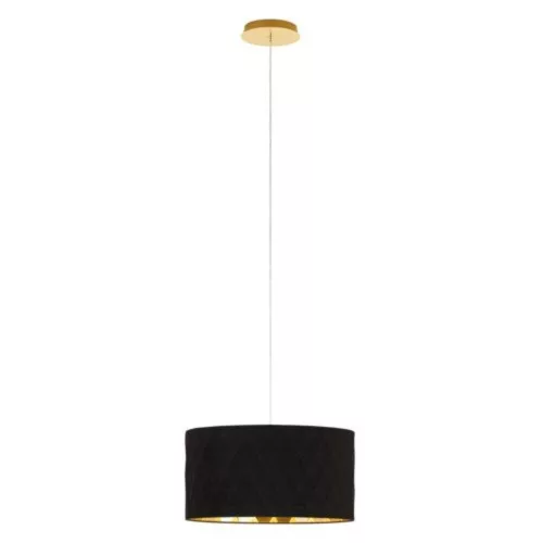 EGLO, 39224, DOLORITA, pendant, E27, 3X60W, IP20, black, gold