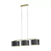 EGLO, 39225, DOLORITA, pendant, E27, 3X60W, IP20, black, gold