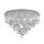 EGLO, 39246, PIANOPOLI, ceiling lamp, 3000 K, LED, 43X1.8W, Dimmable, IP20, transparent