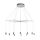 EGLO, 39327, SANTIGA, pendant, 3000 K, LED, 20X3.2W, Dimmable, IP20, white, matte nickel