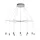 EGLO, 39327, SANTIGA, pendant, 3000 K, LED, 20X3.2W, Dimmable, IP20, white, matte nickel