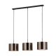 EGLO, 39357, SAGANTO 1, pendant, E27, 3X60W, IP20, brown, copper