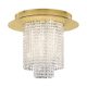 EGLO, 39398, VILALONES, ceiling lamp, 3000 K, LED, 10x4.3W, Dimmable, IP20, transparent