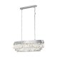 EGLO , 39494 , VALPARAISO 1 , pendant light , E14 , 10X40W , IP20 , transparent
