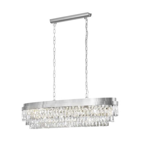 EGLO, 39495, VALPARAISO 1, pendant, E14, 13X40W, IP20, transparent