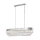 EGLO, 39495, VALPARAISO 1, pendant, E14, 13X40W, IP20, transparent