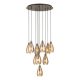 EGLO , 39509 , SIRACUSA , pendant , E27 , 10X60W , IP20 , copper color