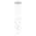 EGLO, 39547, MONTEFIO 2, pendant, 3000 K, LED, 17X5W, Dimmable, IP20, white, transparent