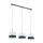 EGLO, 39555, SPALTINI, pendant, E27, 3X60W, IP20, white, silver, blue