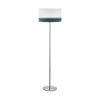 EGLO, 39558, SPALTINI, floor lamp, E27, 1X60W, IP20, white, silver, blue