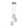 EGLO, 39565, ESTANYS, pendant, E27, 3X60W, IP20, black-transparent