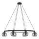 EGLO, 39578, DAGUELLA, pendant, E14, 6X25W, IP20, black-transparent