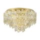 EGLO, 39611, CALMEILLES, ceiling lamp, E14, 10X25W, IP20, transparent