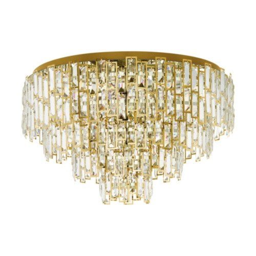 EGLO, 39612, CALMEILLES, ceiling lamp, E14, 10X25W, IP20, transparent