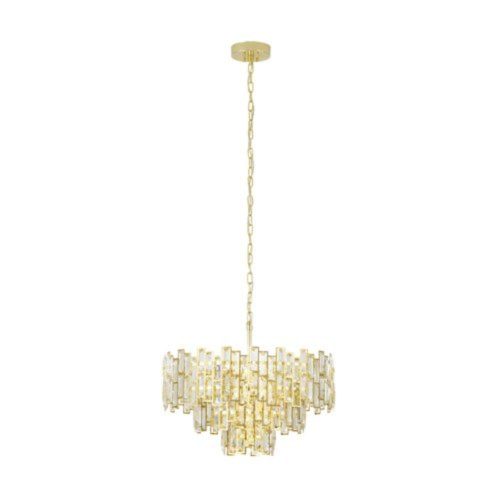 EGLO, 39613, CALMEILLES, pendant, E14, 10X25W, IP20, transparent