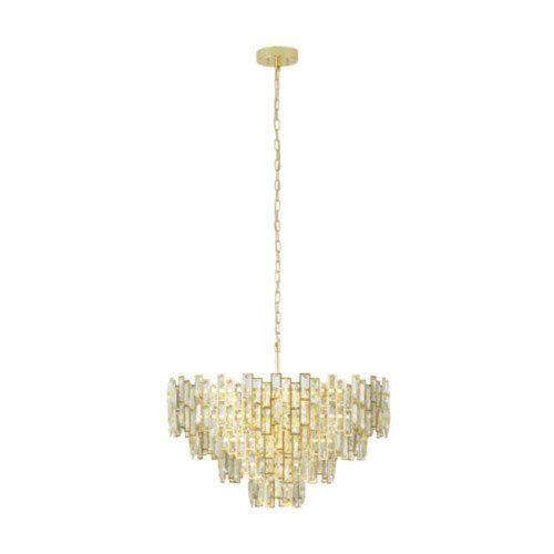 EGLO, 39614, CALMEILLES, pendant, E14, 10X25W, IP20, transparent
